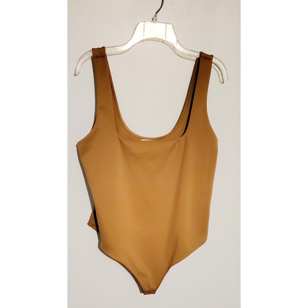 Good American Sexy Rust Color Scuba Body Suit Size 6 (3XL) Layering - Picture 5 of 7